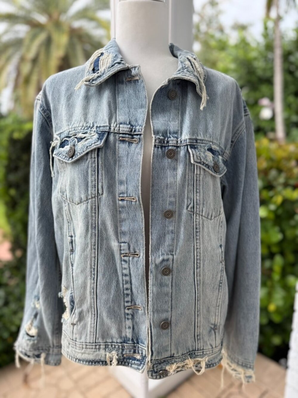 Hidden Los Angeles Bandana Oversized Jacket Size XS
